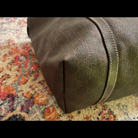 Gucci Joy tote bag in GG supreme coated canvas dark brown - Picture 12 of 16